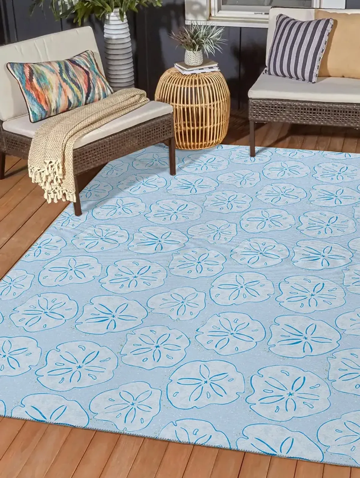 Seabreeze SZ10 Sky 10' x 14' Rug