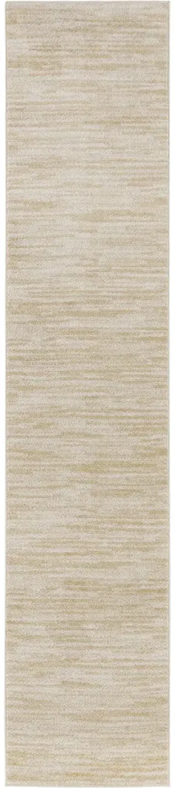 Nourison Essentials NRE01 Ivory/Gold 2'2" x 7'6" Rug