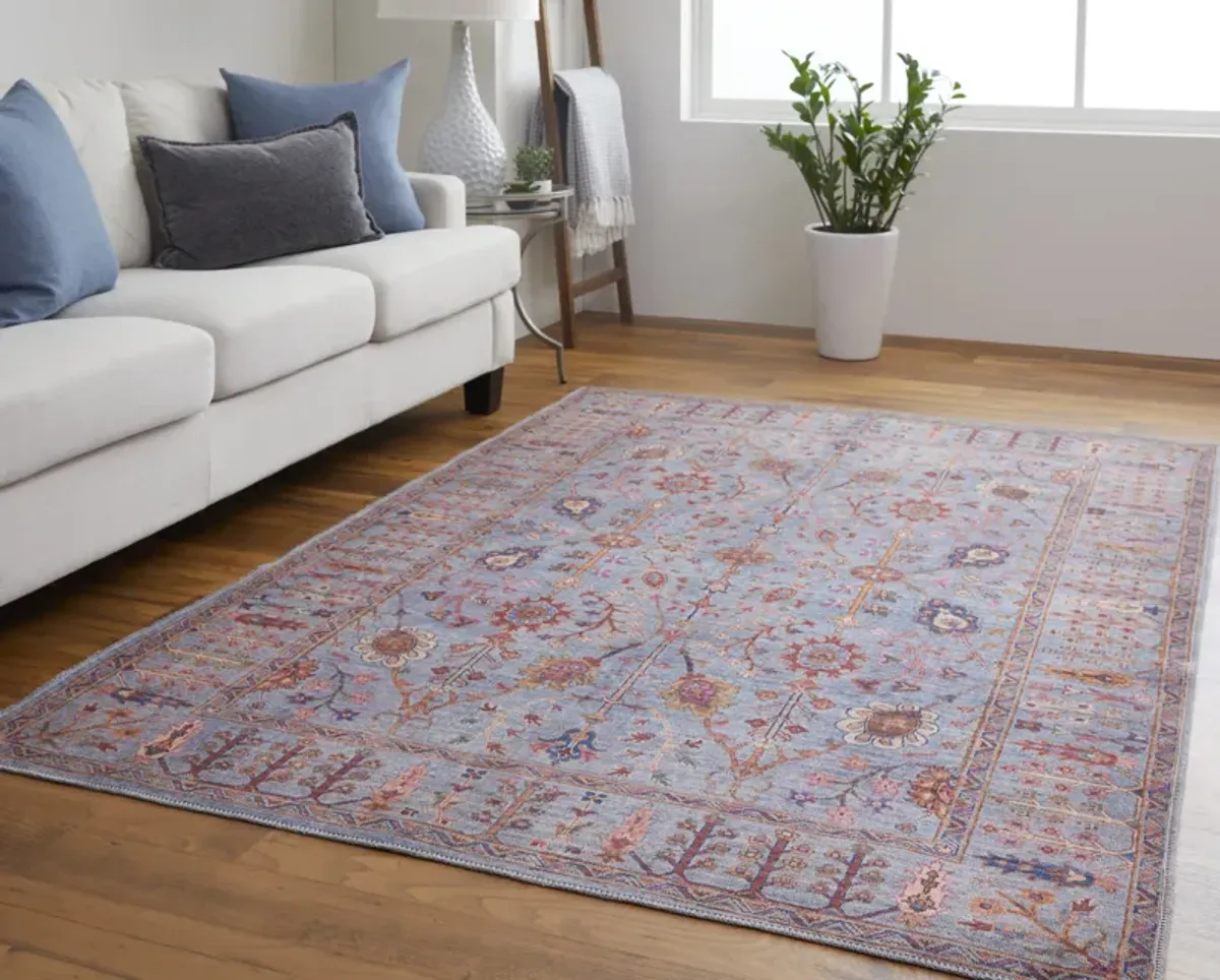 Rawlins 39HEF Gray/Blue/Red 2' x 3' Rug