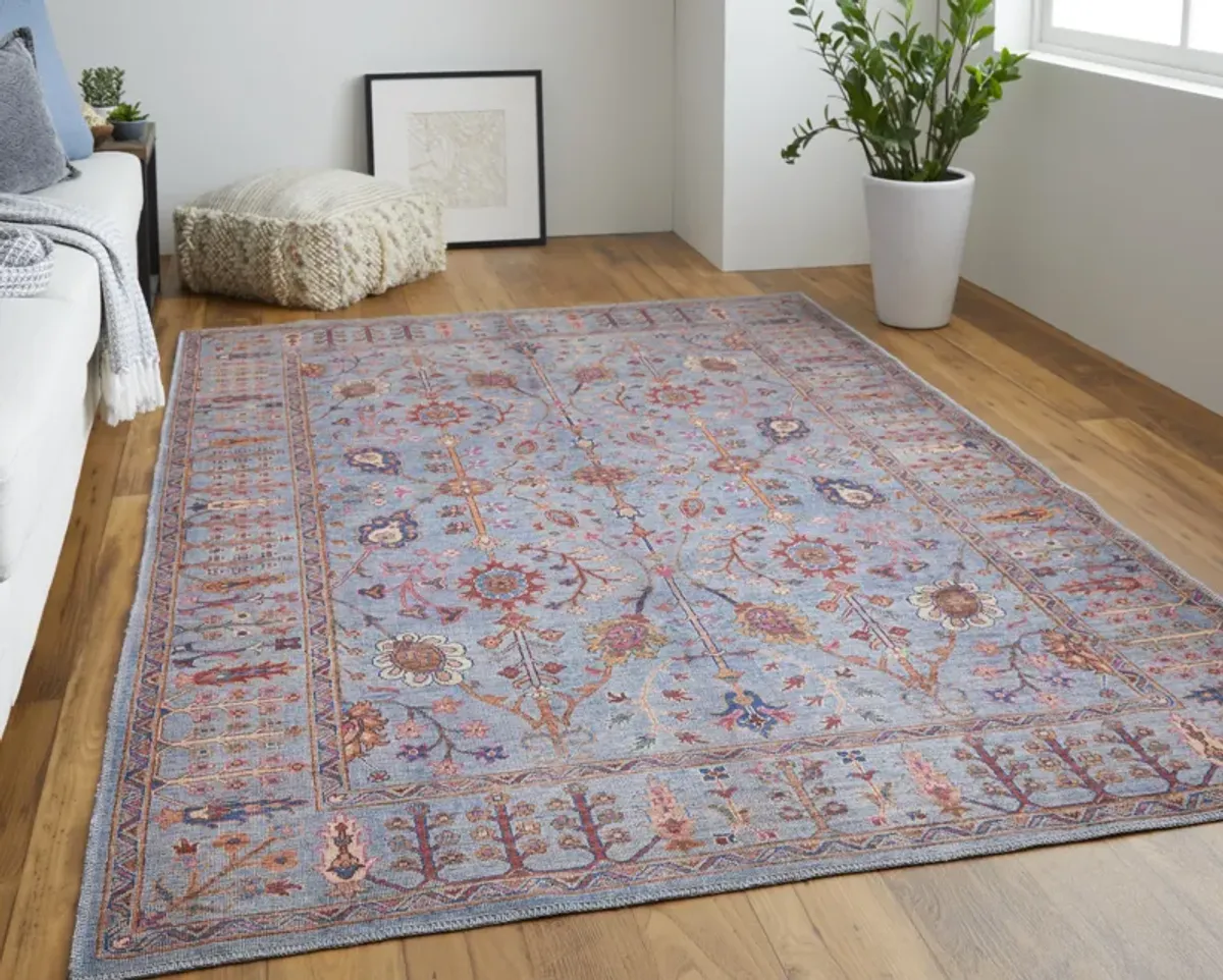 Rawlins 39HEF Gray/Blue/Red 2' x 3' Rug