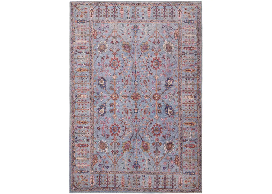 Rawlins 39HEF Gray/Blue/Red 2' x 3' Rug