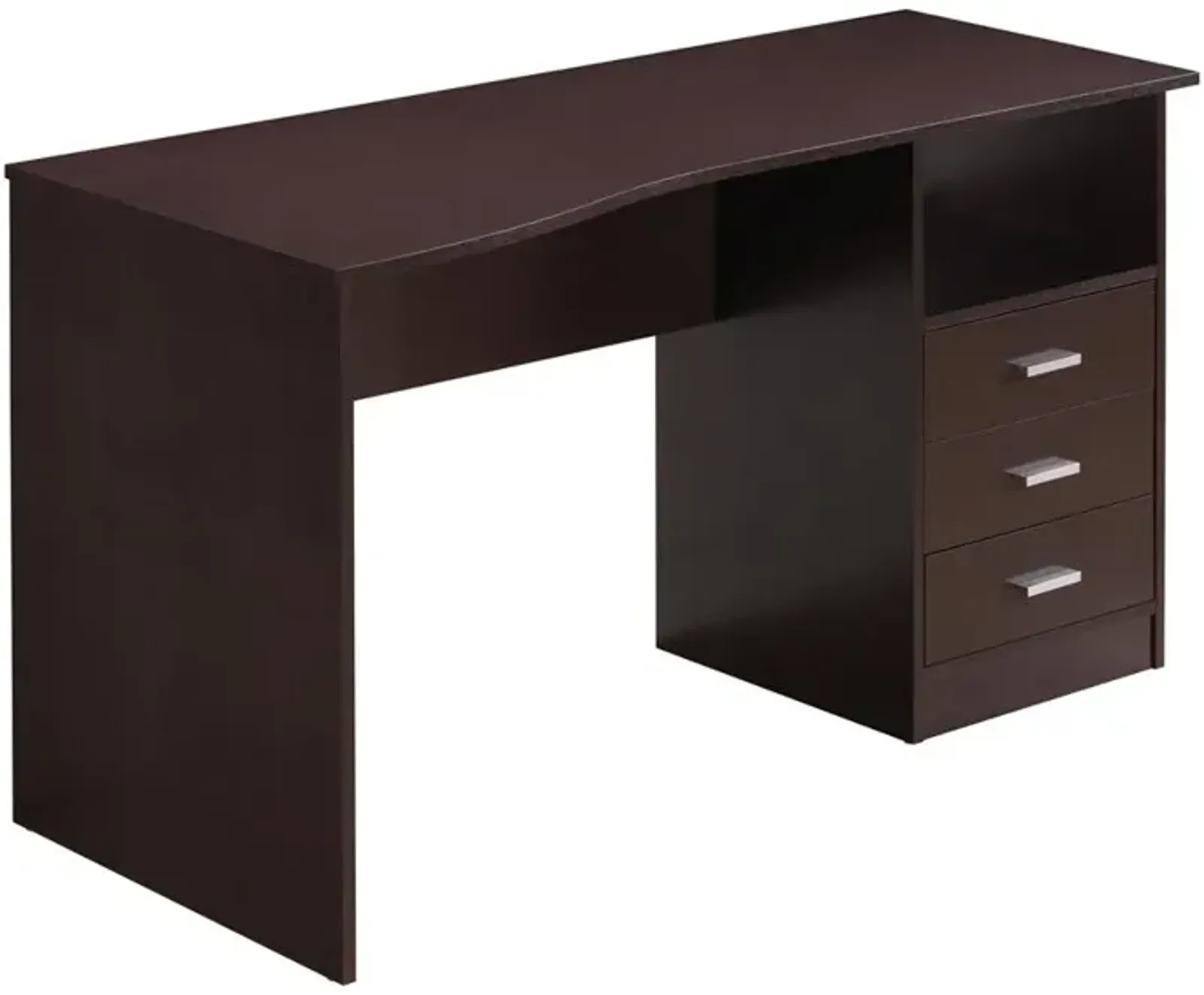 Techni Mobili Classic Computer Desk with Multiple Drawers. Color: Wenge