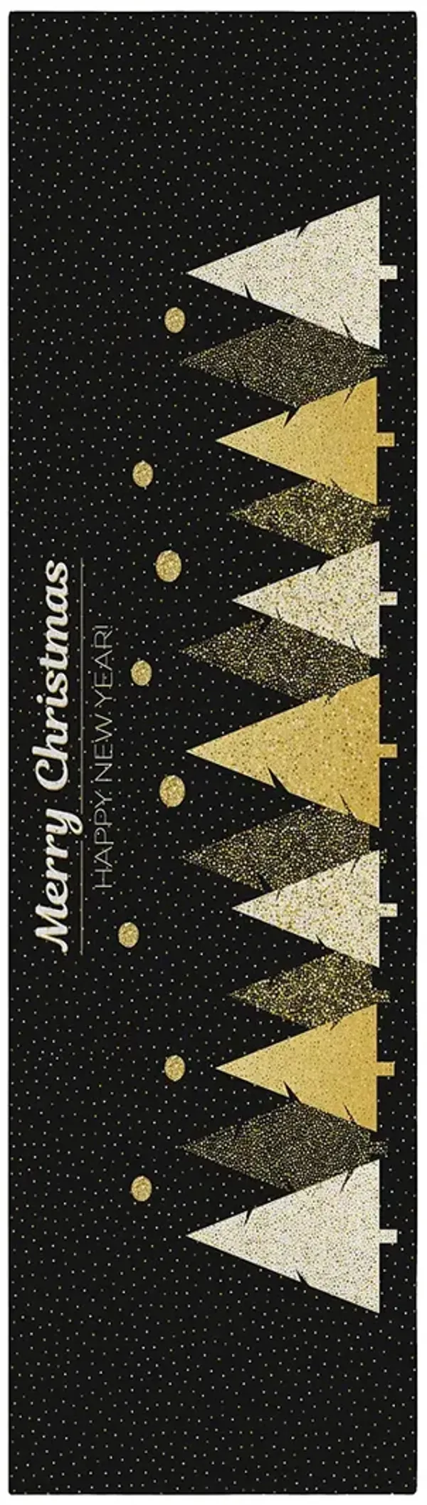 Wonderland WN11 Black 2'3" x 7'6" Rug