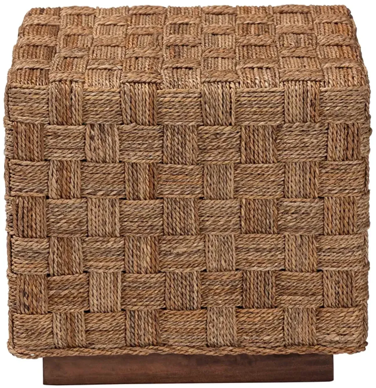 Bali & Pari Karina Bohemian Natural Seagrass End Table