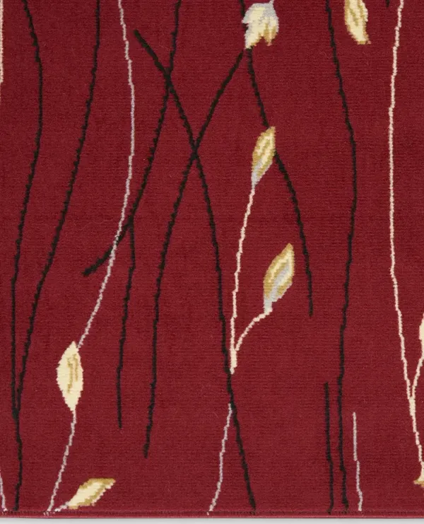 Grafix GRF15 Red 5'3" x 7'3" Rug