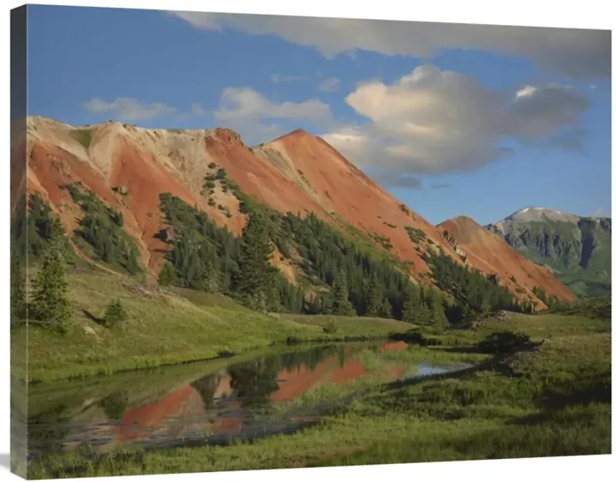 Red Mountain, Gray Copper Gulch, Colorado-Canvas Art-32x24