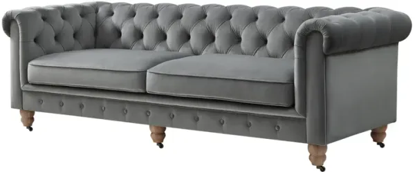 Rustic Manor Bayleigh Velvet Chesterfield Sofa