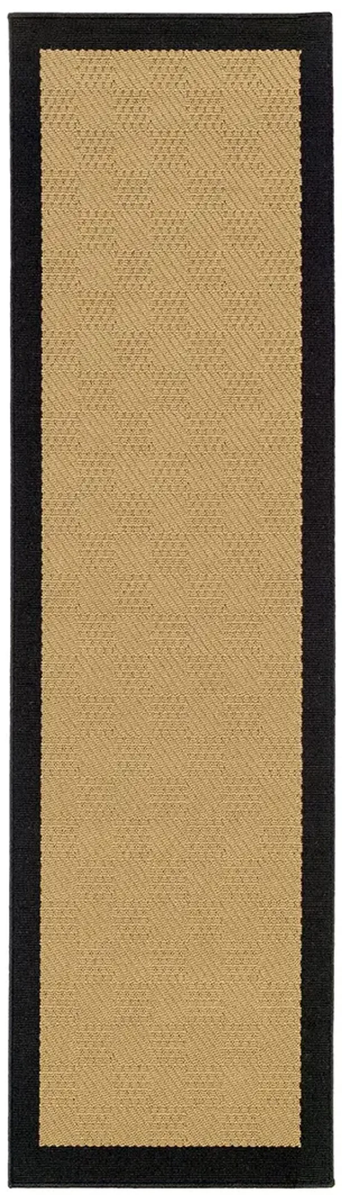 Lanai 2'3" x 7'6" Beige Rug