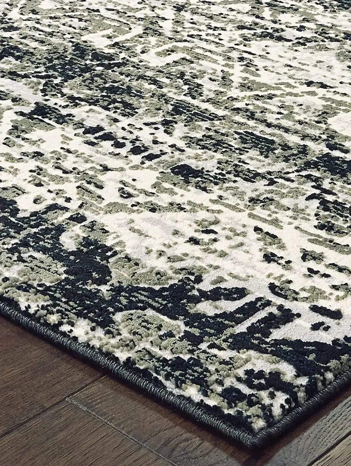 Bowen 2'3" x 7'6" Grey Rug