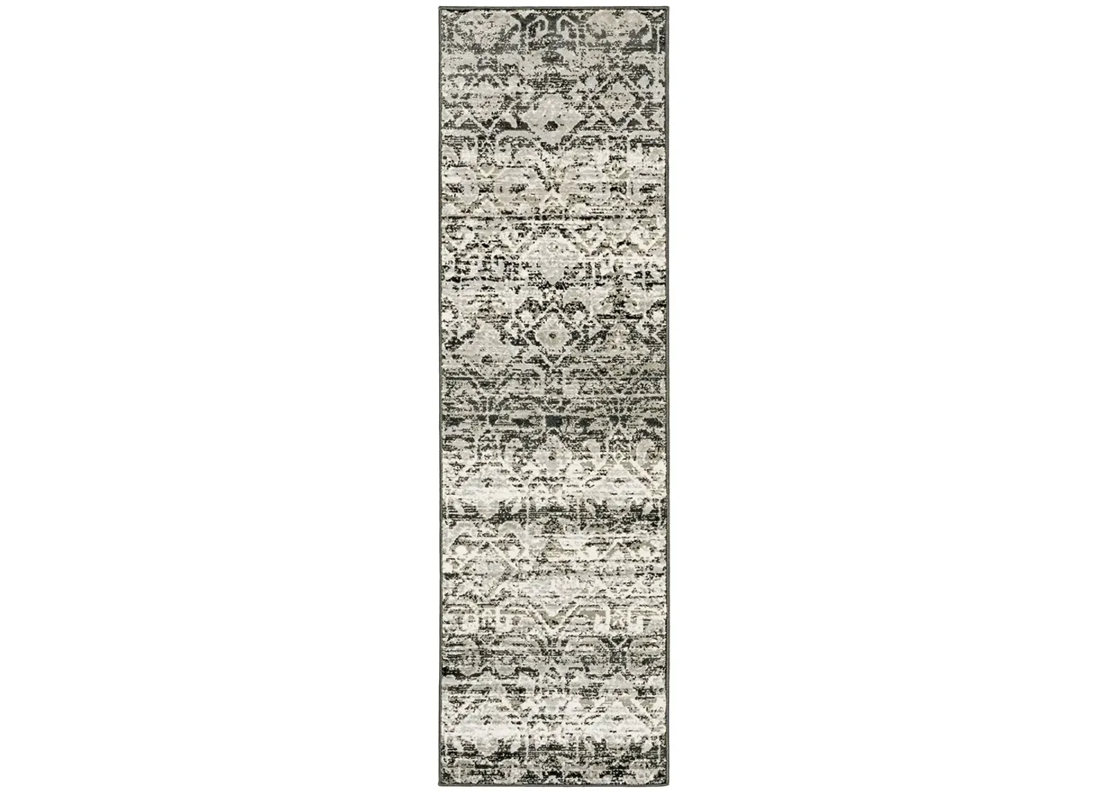 Bowen 2'3" x 7'6" Grey Rug