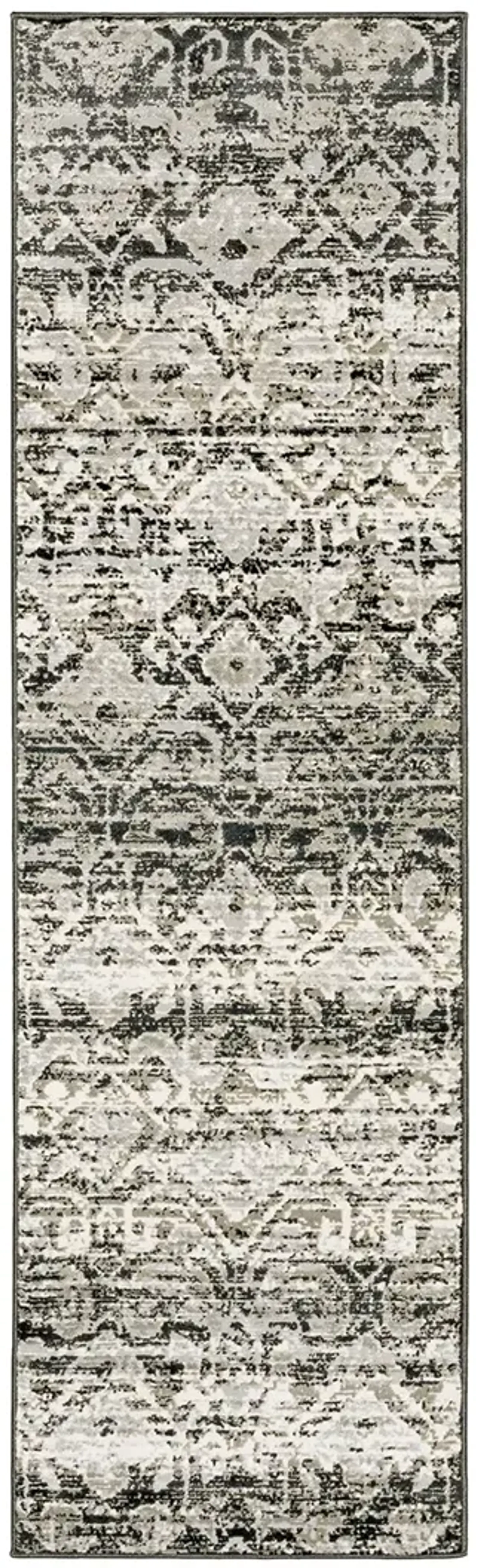 Bowen 2'3" x 7'6" Grey Rug