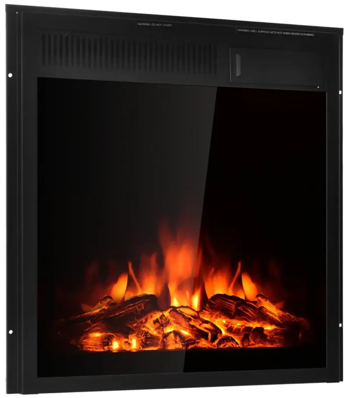 Electric Fireplace Insert Freestanding and Recessed Heater