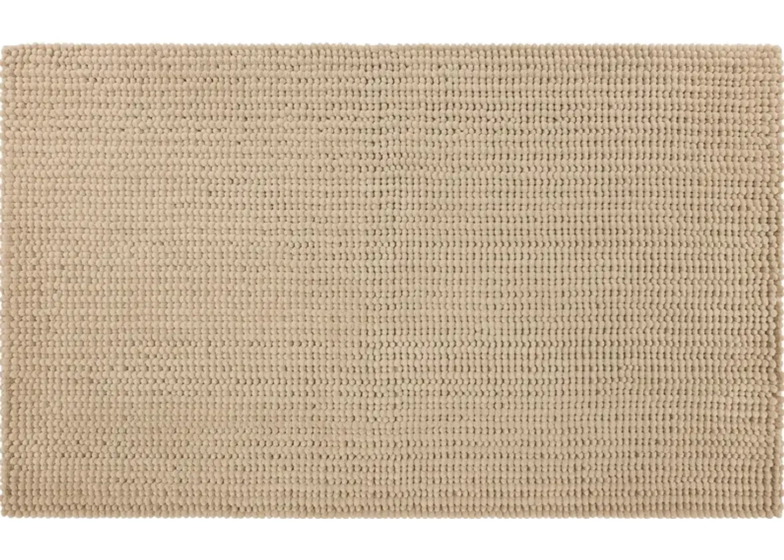 Homespun Noodle Taupe 2' x 5' Bath Mat