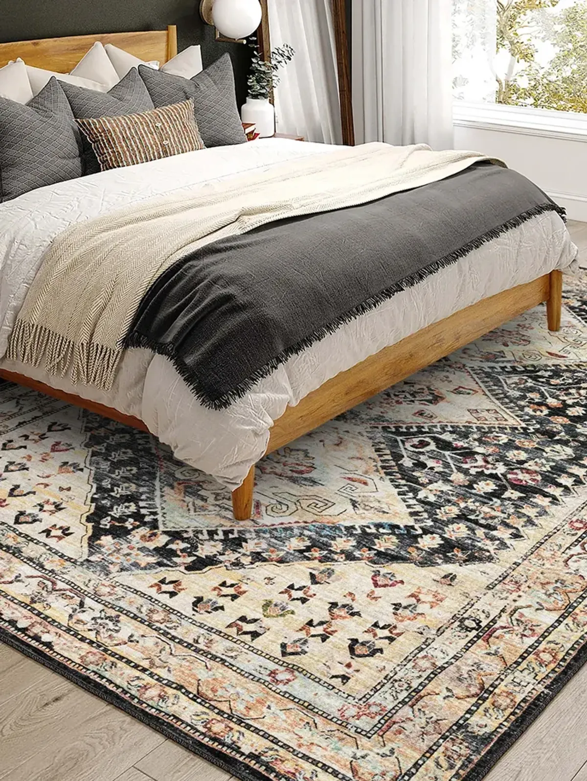 Jericho JC9 Midnight 9' x 12' Rug