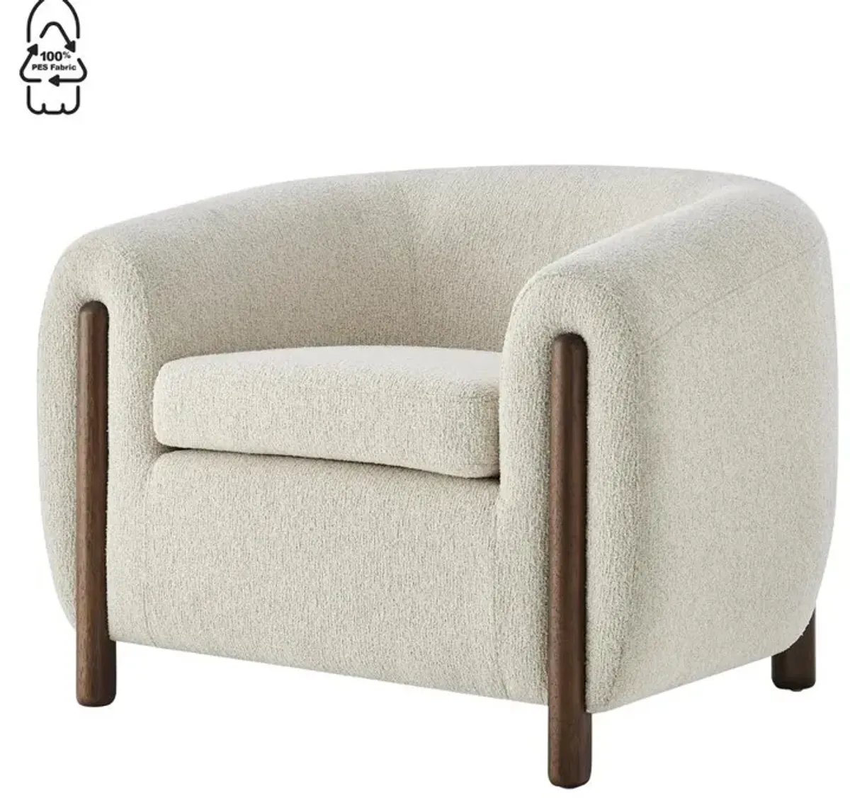 New Pacific Direct Cordelia Fabric Accent Arm Chair