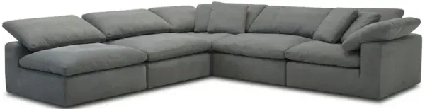 Parker Living Exhale - Mathis Thunder 5 Piece Modular Sectional