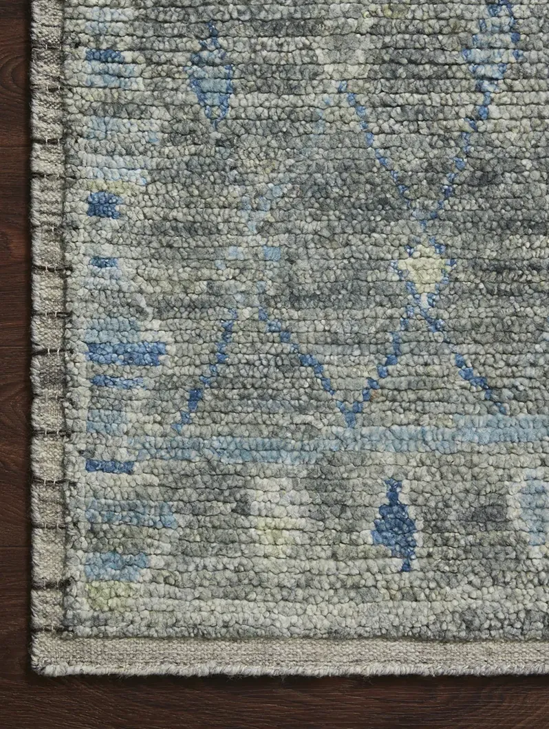 Anissa ANI03 Blue/Sage 5'6" x 8'6" Rug