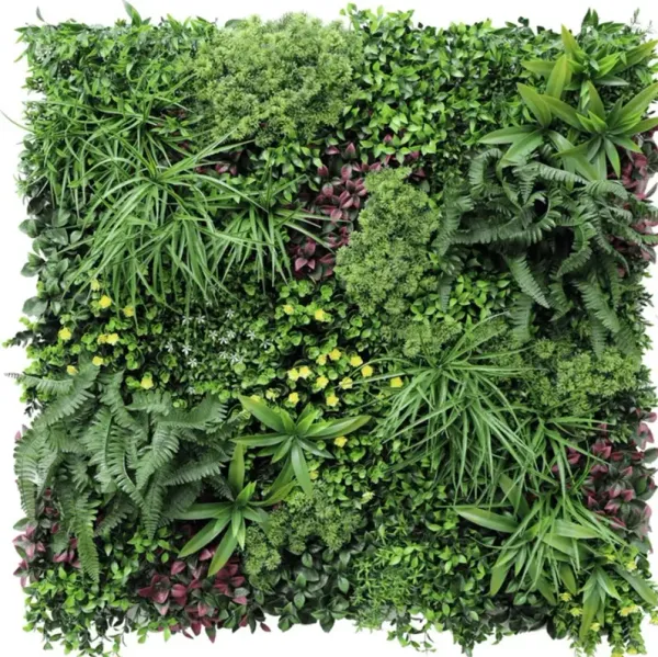 Luxury Country Fern Artificial Vertical Garden 40" x 40" 11SQ FT Commercial Grade UV Resistant