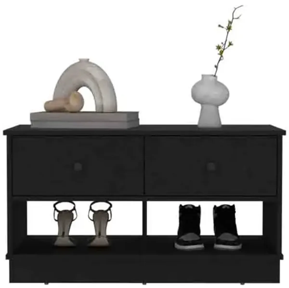 Storage Bench Beji, Living Room, Black