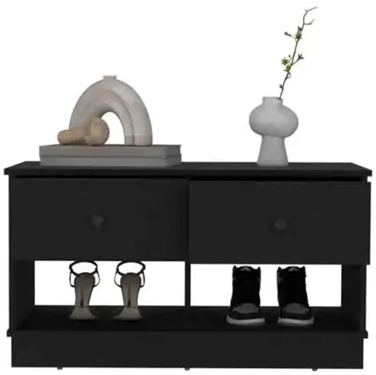 Storage Bench Beji, Living Room, Black