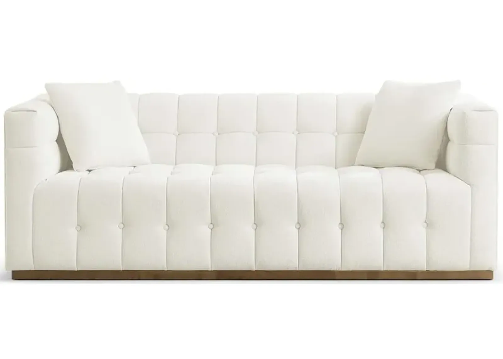 Ashcroft Furniture Co Eleanor Sofa Beige Boucle