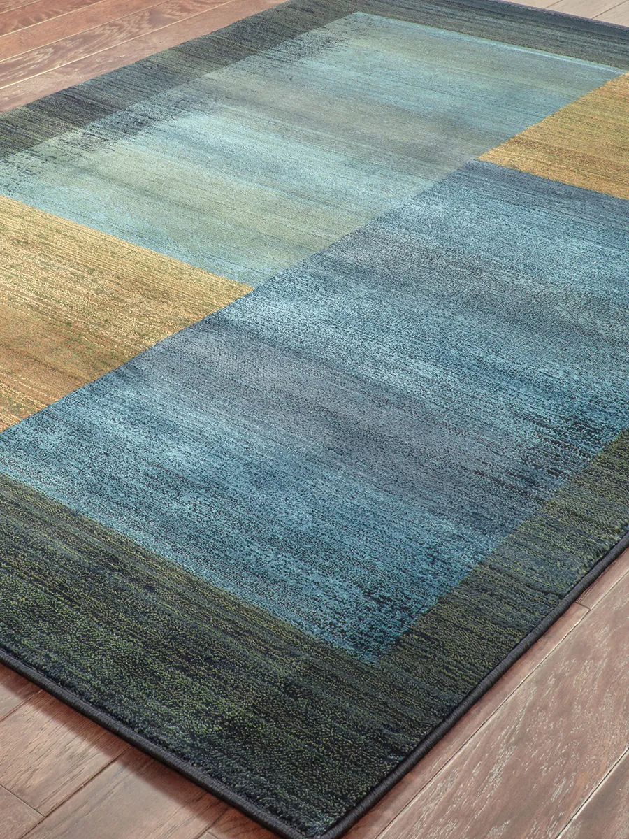 Kharma II 8' Blue Rug