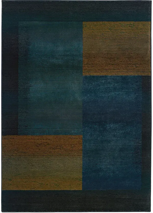 Kharma II 8' Blue Rug