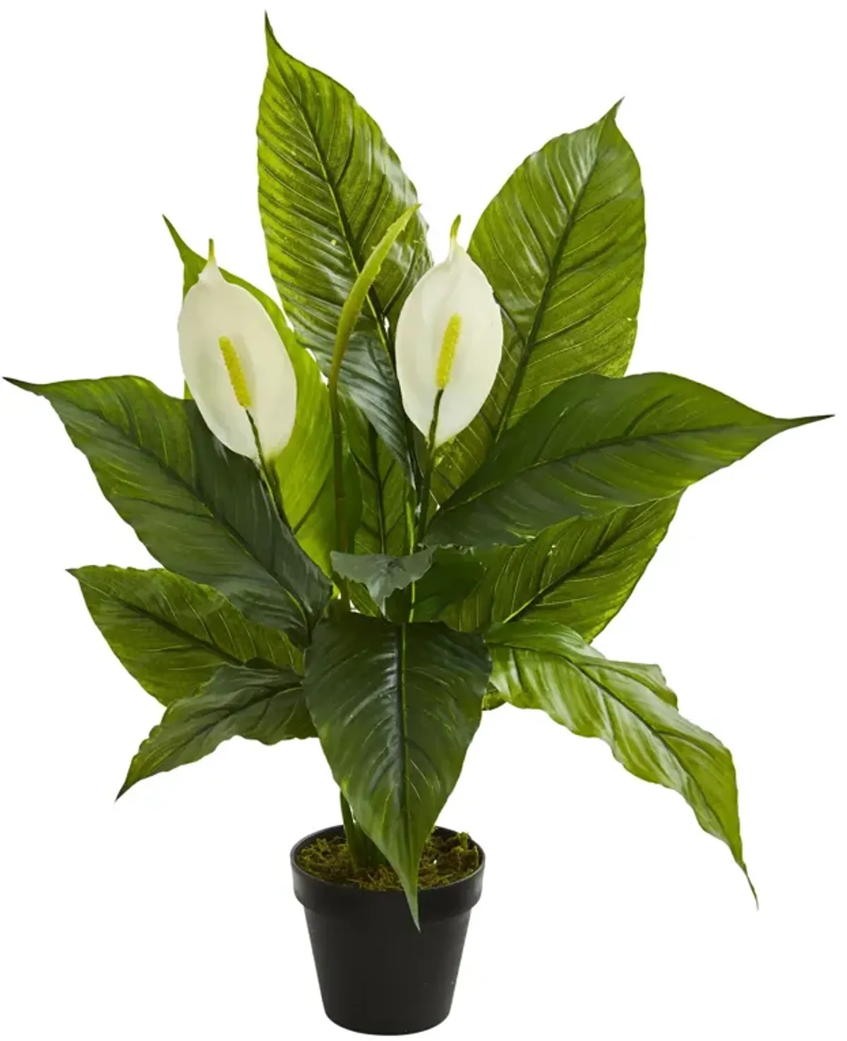 Hivvago 26" Spathiphyllum Artificial Plant (Real Touch)