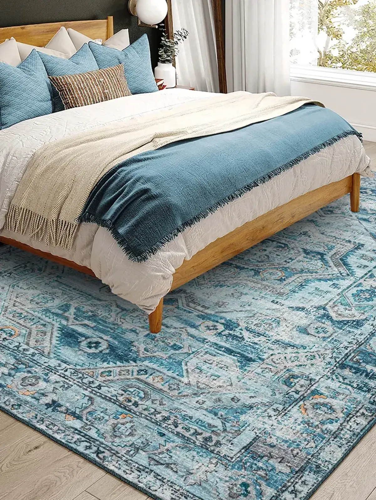 Jericho JC5 Denim 3' x 5' Rug