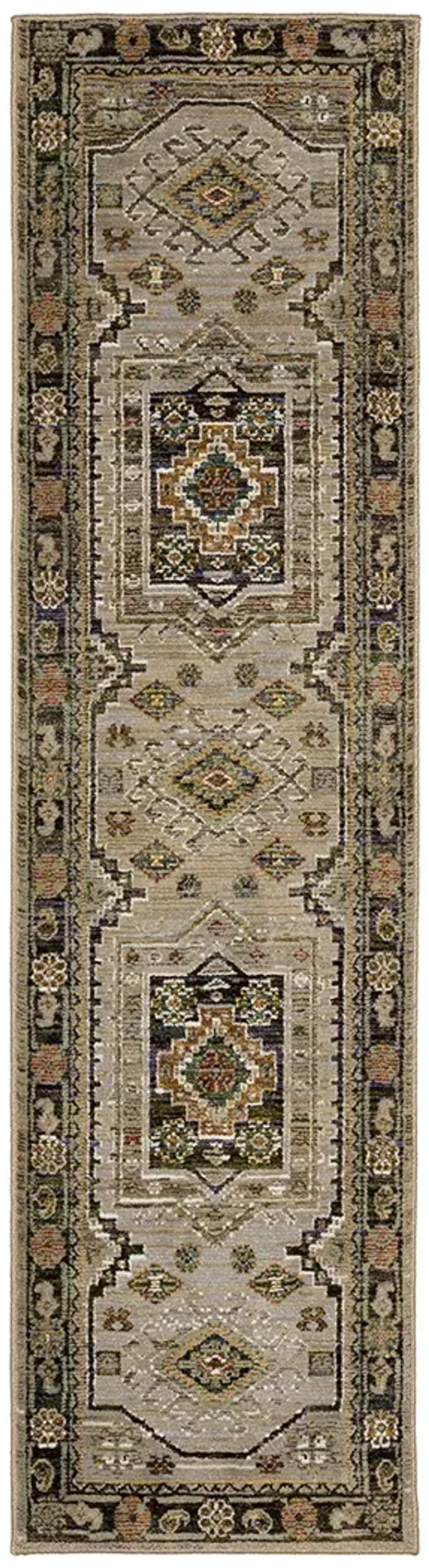 Andorra 2'3" x 8' Green Rug