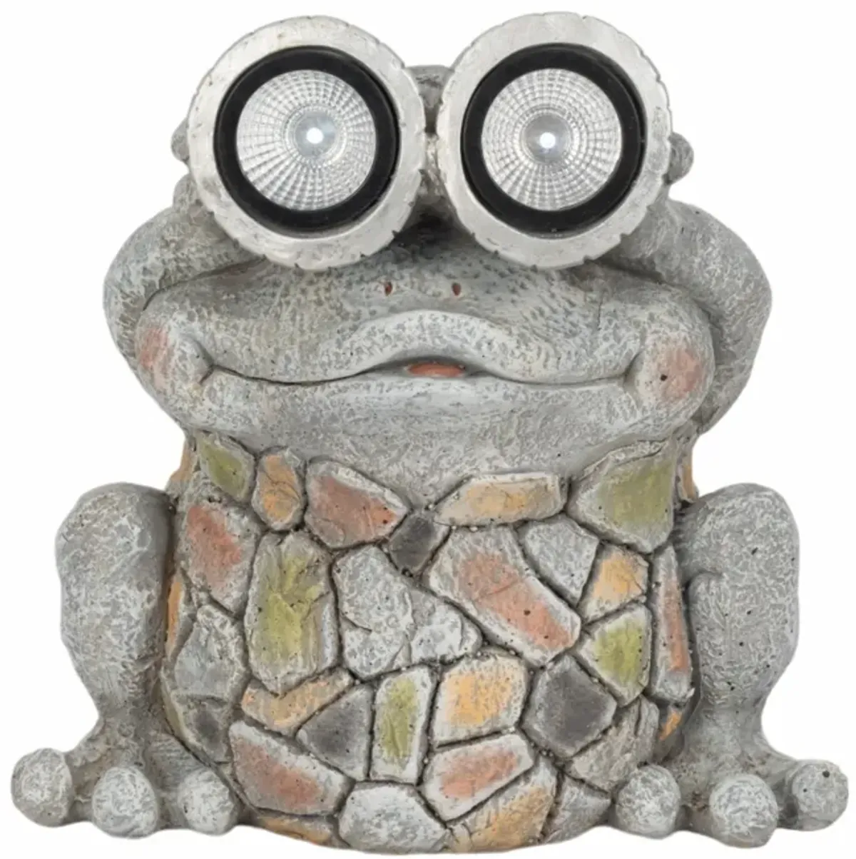 Frog w/Solar Goggles Statue