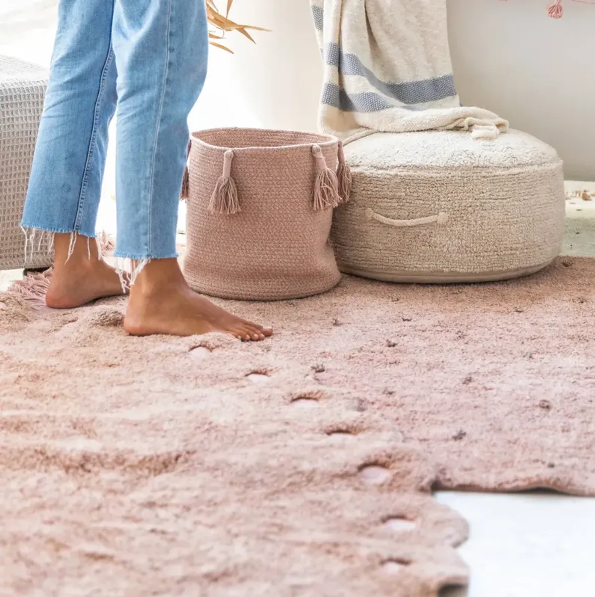 Washabe rug Pinecone Vintage Nude