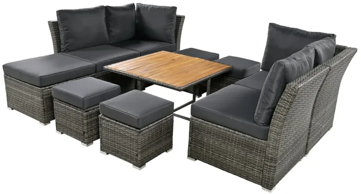 Merax Outdoor Conversation Sofa Set Patio Furniture Set