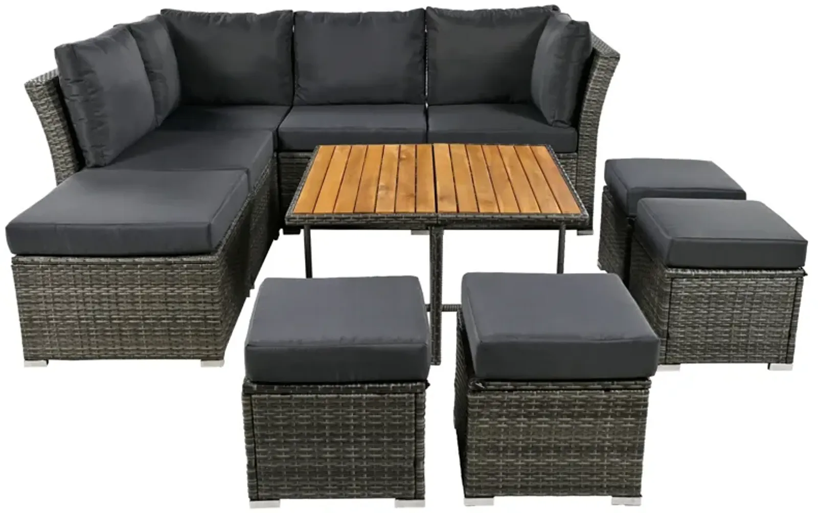 Merax Outdoor Conversation Sofa Set Patio Furniture Set