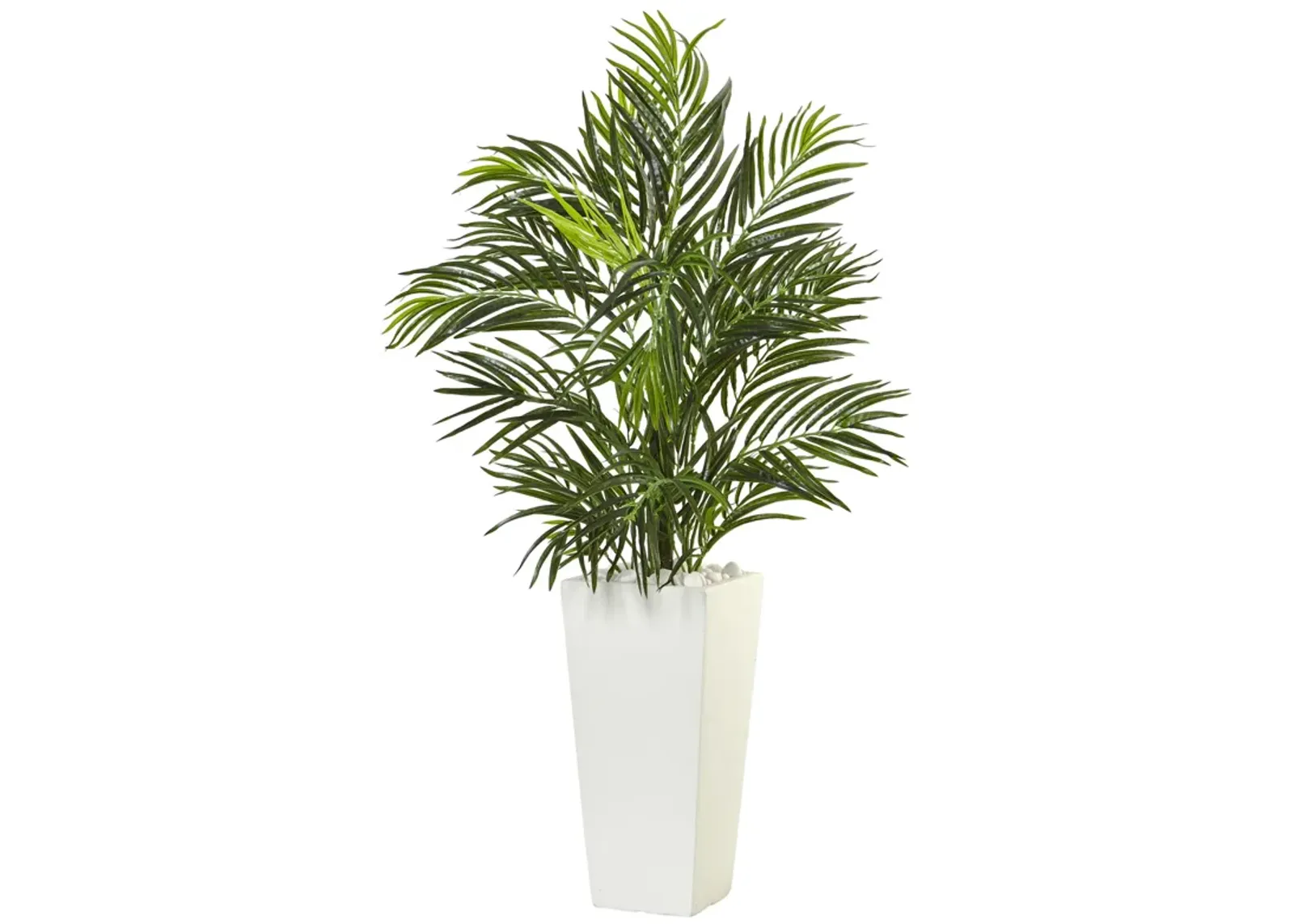 HomPlanti Areca Palm in White Square Planter