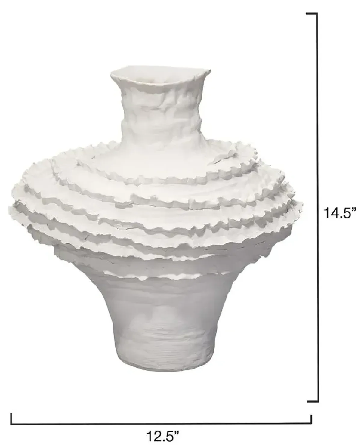 Ruffle Vase