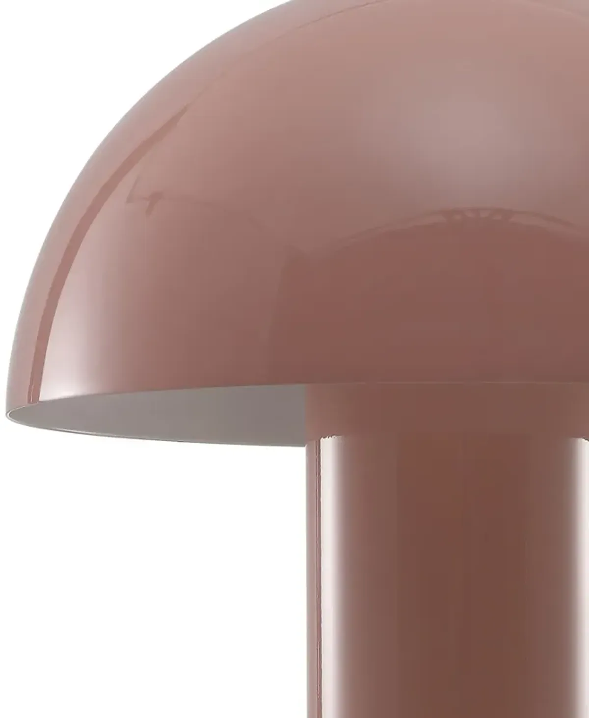 Boletus Contemporary Bohemian Rechargeablecordless Iron Integrated LED Mushroom Table Lamp