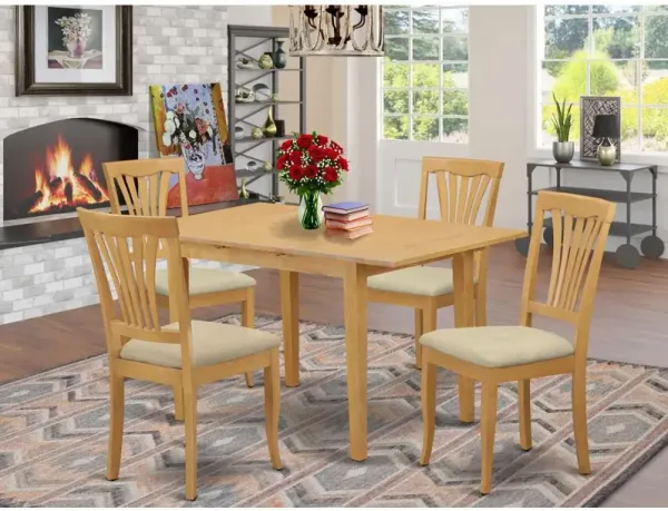 5 Pc Dinette set - Kitchen dinette Table and 4 Kitchen Chairs