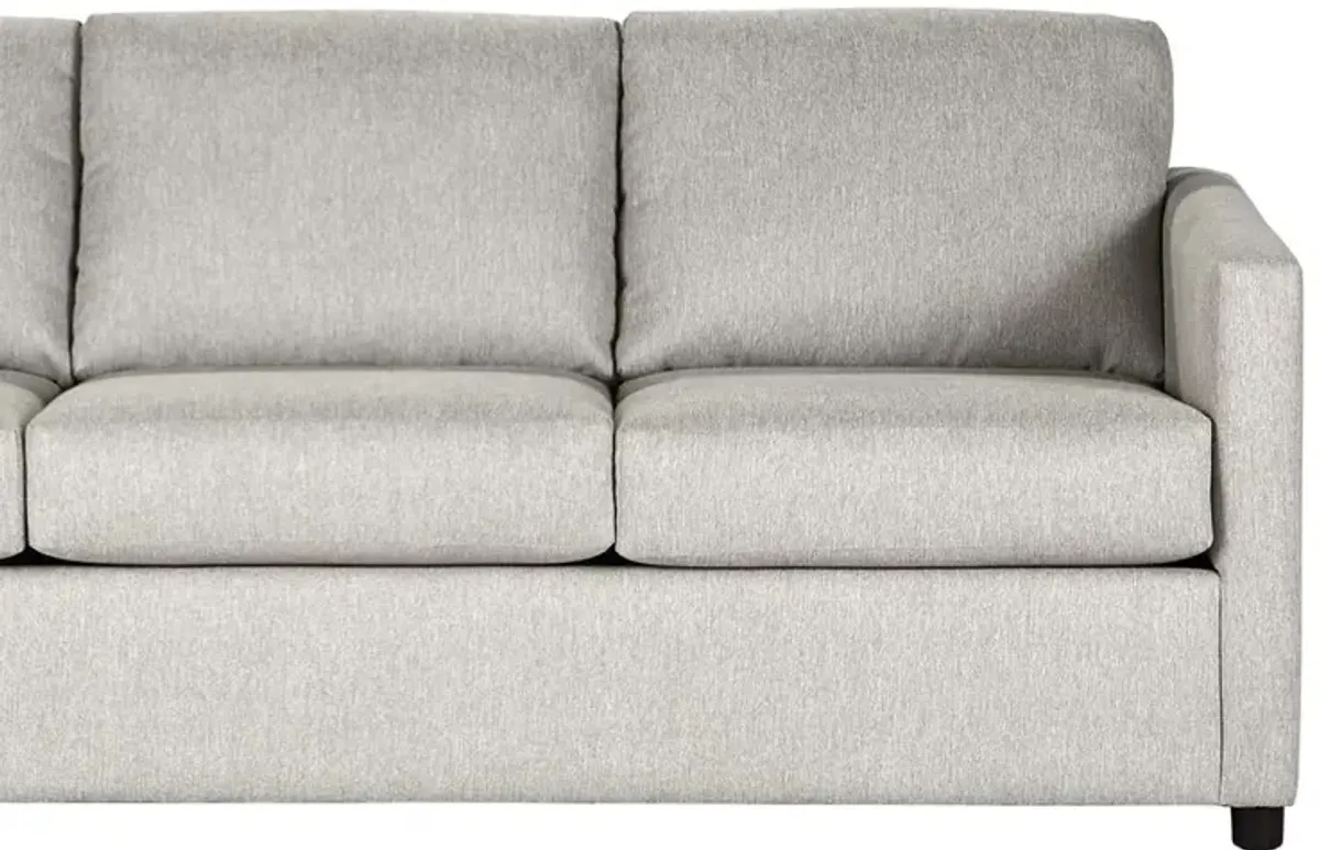 New Classic Furniture Elio Beige Polyester Fabric 3-seater Sofa Couch