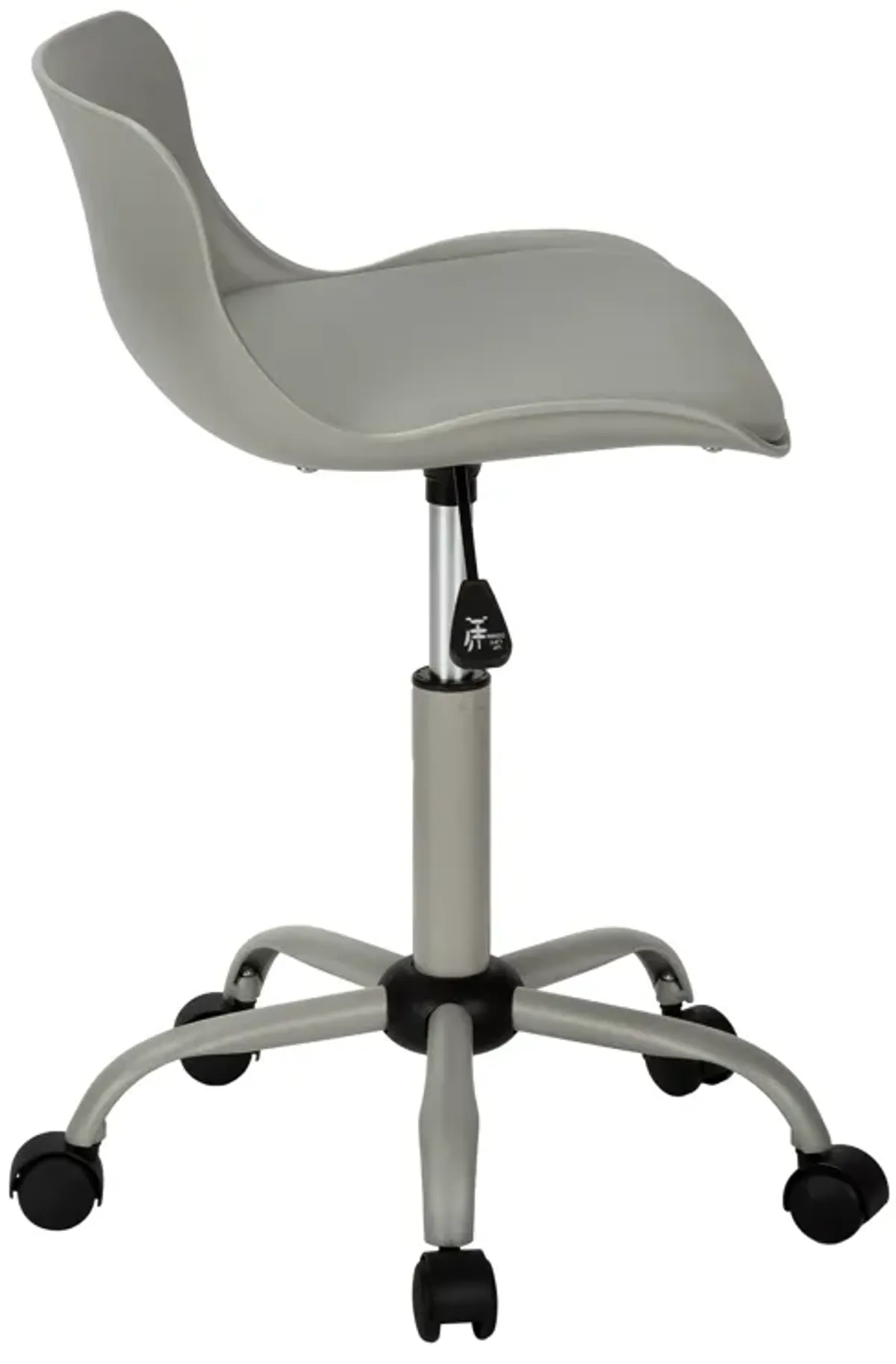 Monarch Specialties I 7465 Office Chair, Adjustable Height, Swivel, Ergonomic, Computer Desk, Work, Juvenile, Metal, Pu Leather Look, Grey, Contemporary, Modern