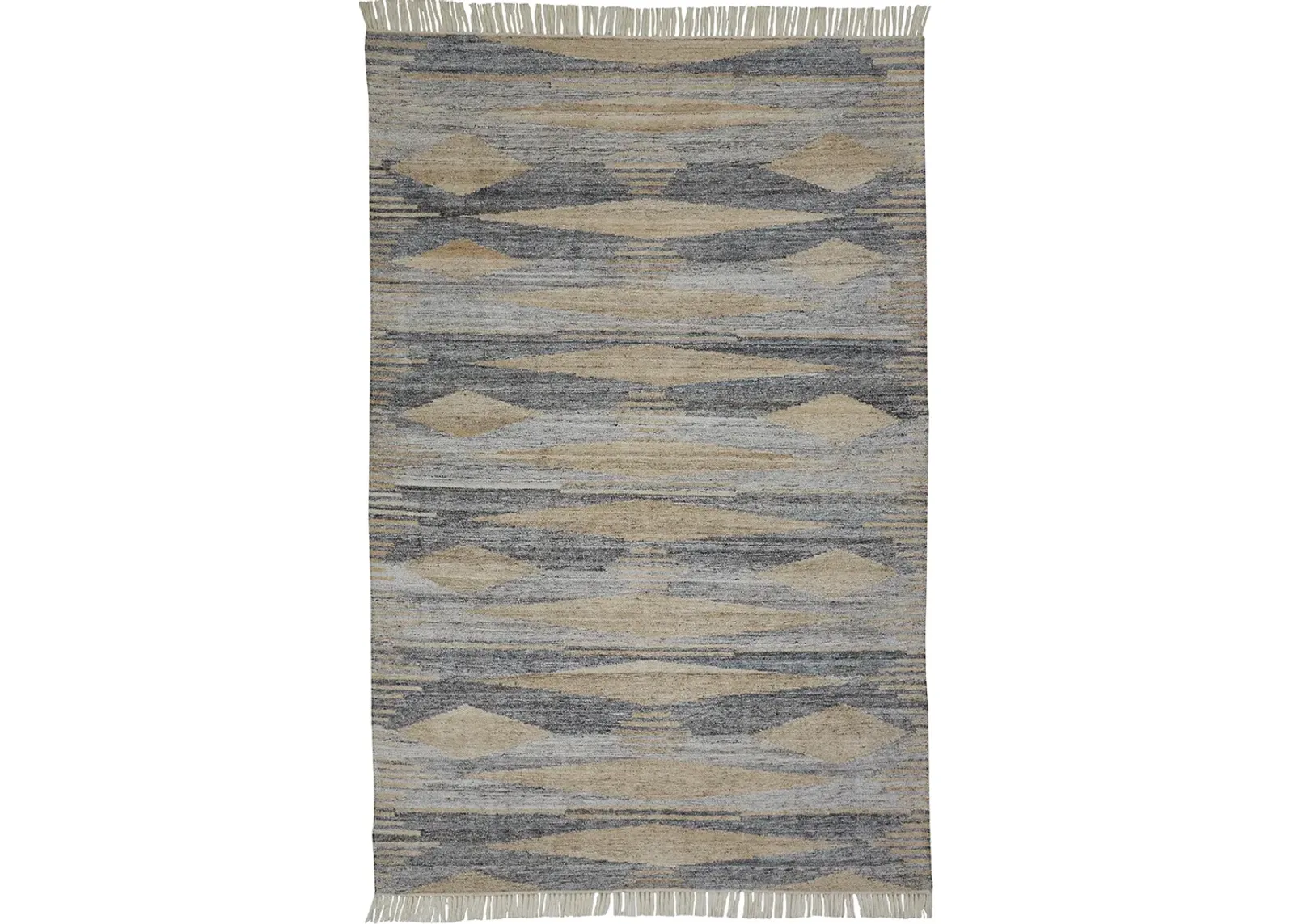 Beckett 0815F Gray/Tan/Silver 5' x 8' Rug