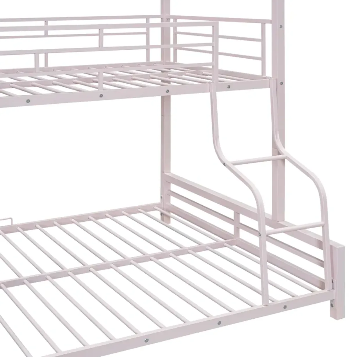 Merax Metal House Bunk Bed 2 Beds in 1