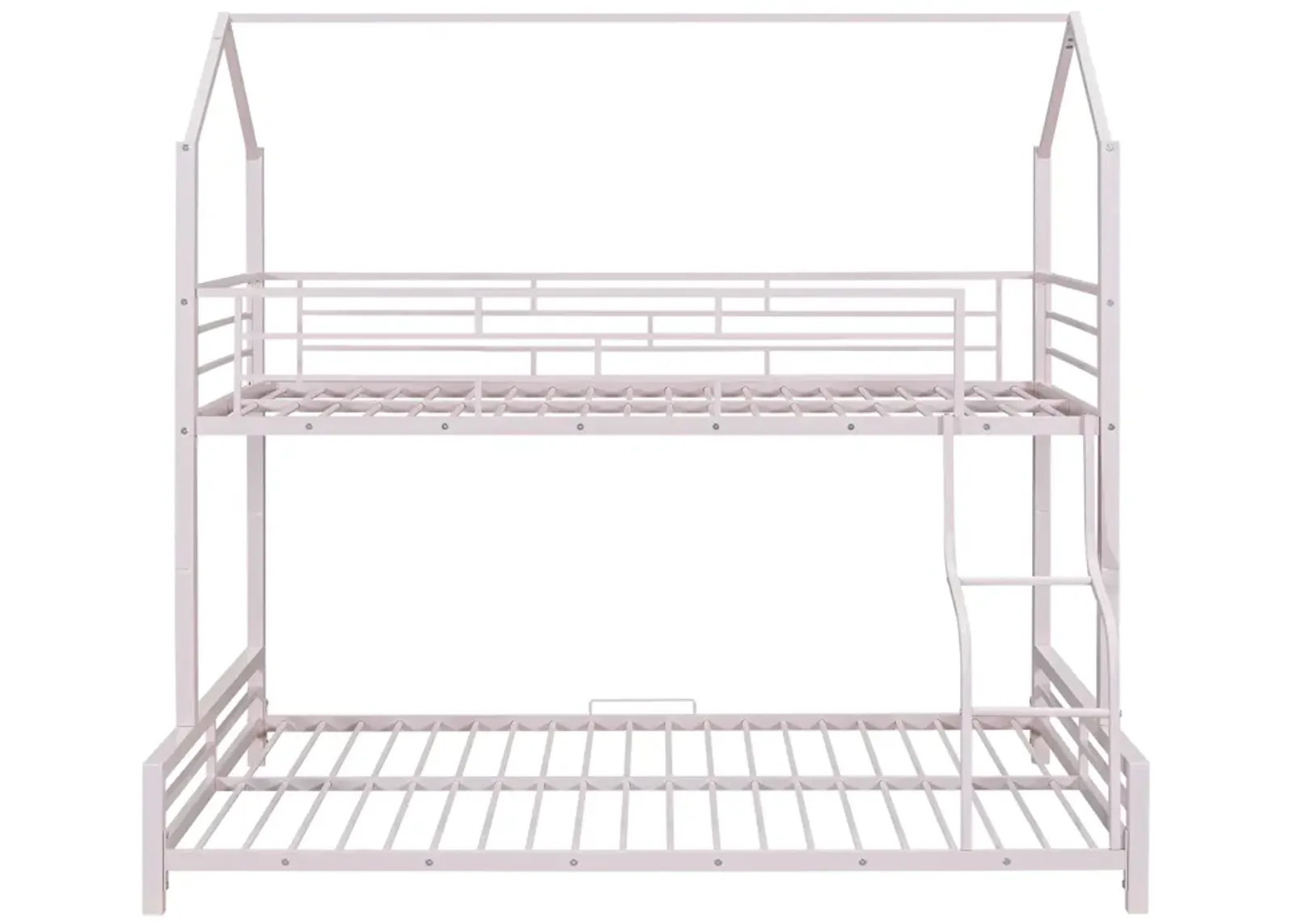 Merax Metal House Bunk Bed 2 Beds in 1