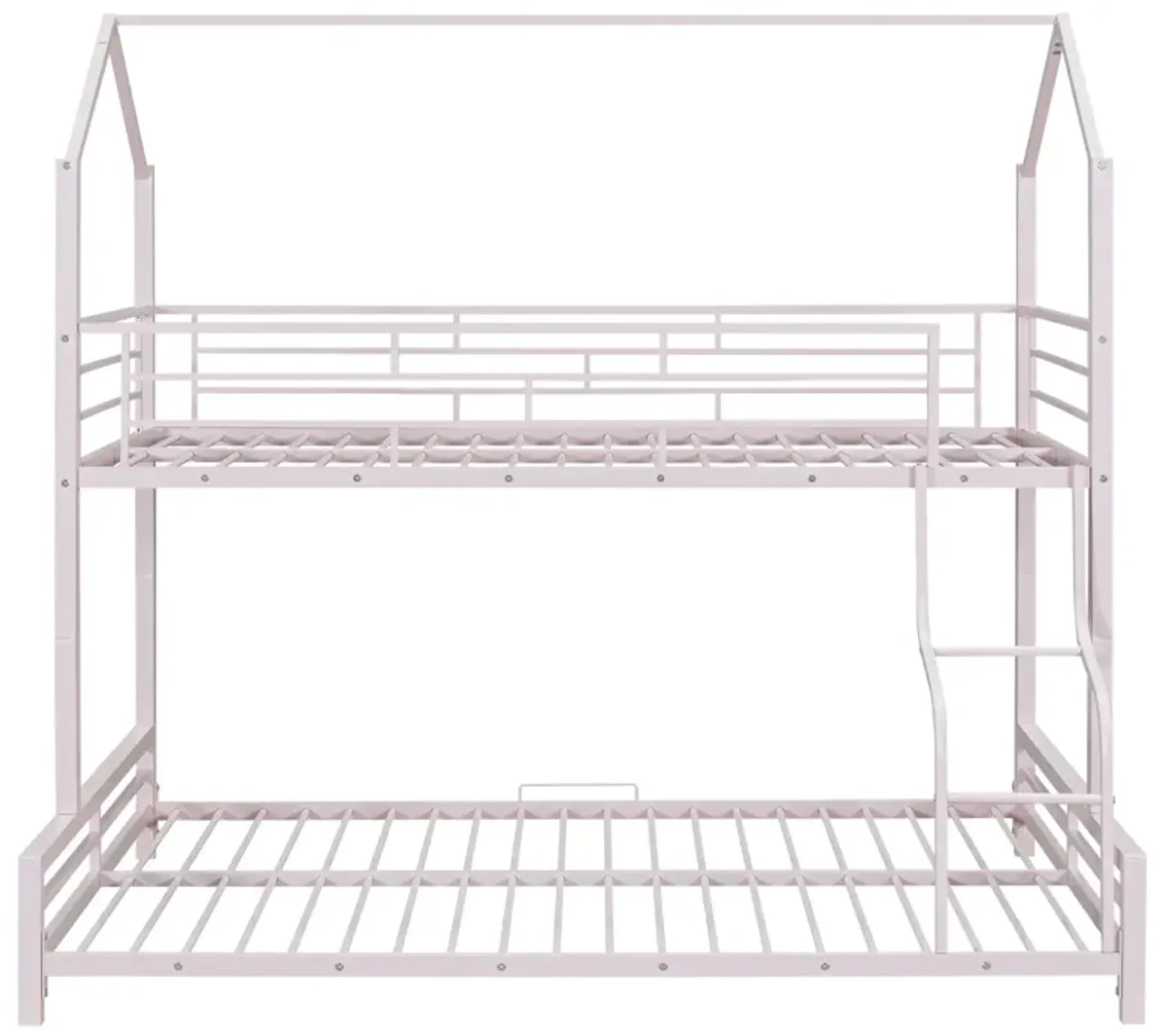 Merax Metal House Bunk Bed 2 Beds in 1