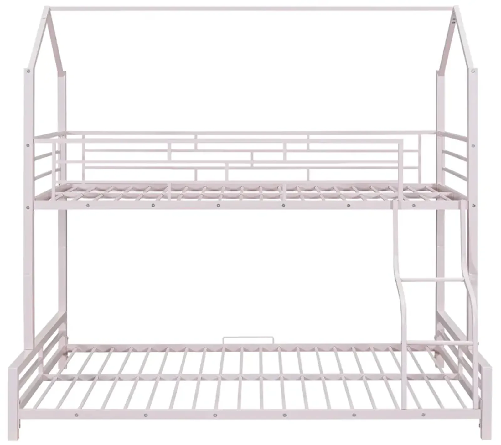 Merax Metal House Bunk Bed 2 Beds in 1