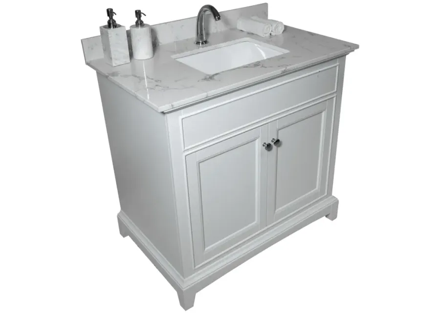 37 Inch Bathroom Vanity Top Stone Carrara New Style Tops With Rectangle Undermount