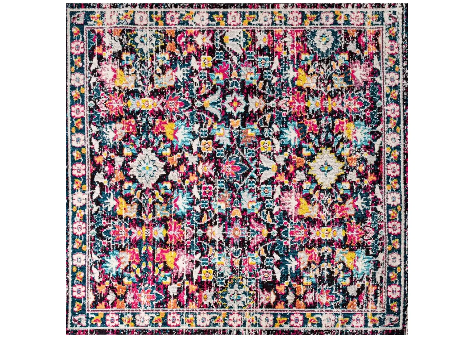 Alfombra Modern Persian Boho Floral Area Rug