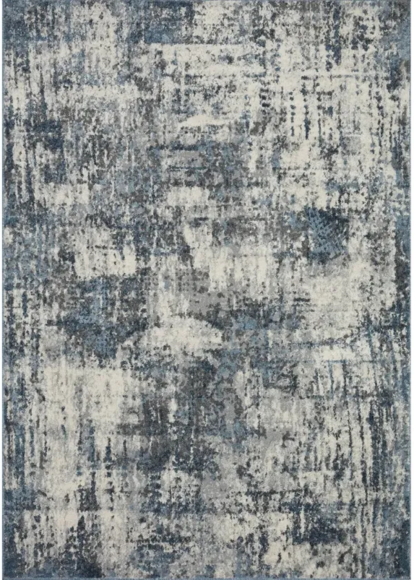 Austen AUS01 Natural/Ocean 6'7" x 9'2" Rug