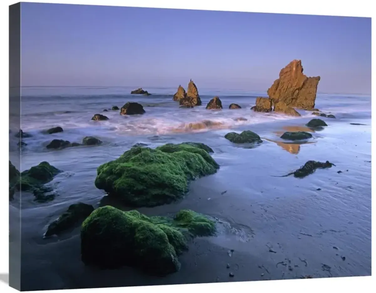 Seastacks on El Matador State Beach, Malibu, California-Canvas Art-28x22