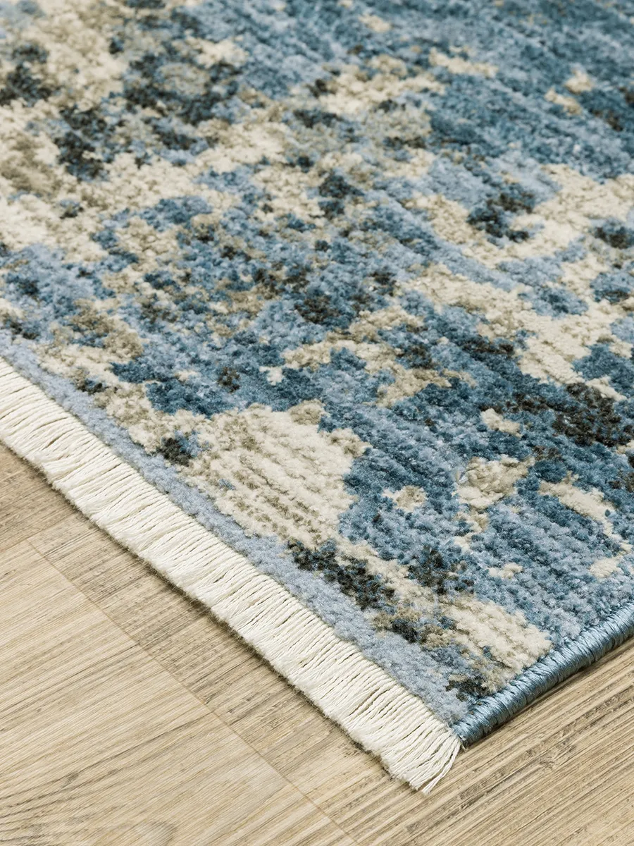 Bauer 3'10" x 5'5" Blue Rug